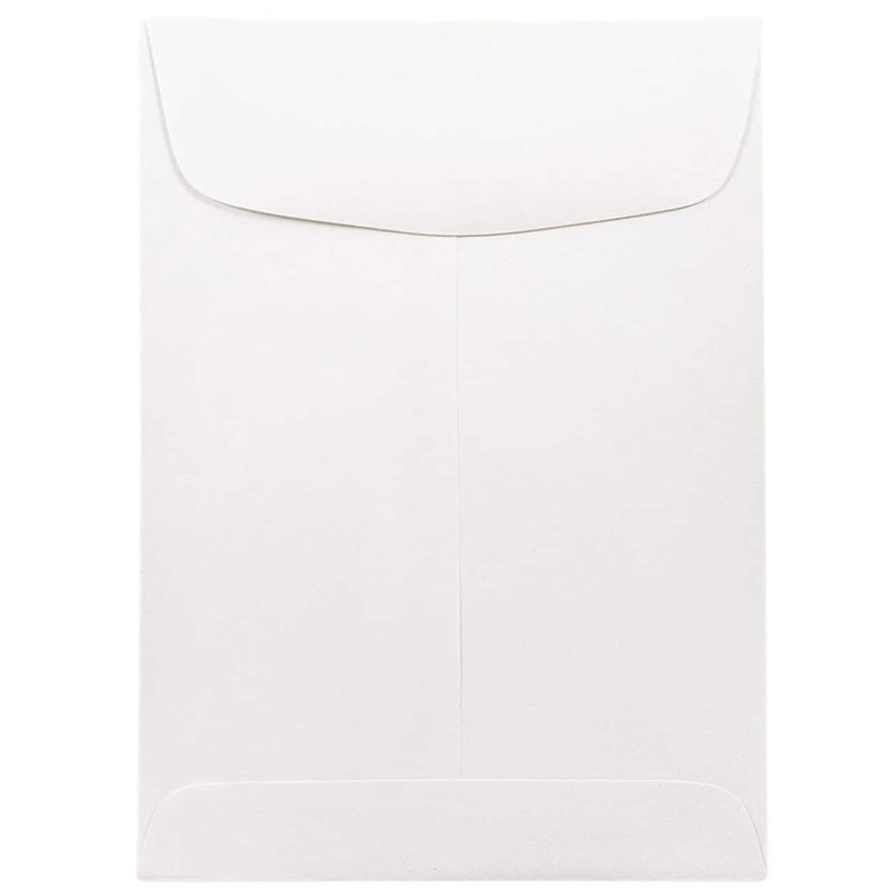 JAM Paper 5.5" x 7.5" White Open End Catalog Envelopes